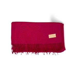Italian, Pashmina, fuchsia, one size